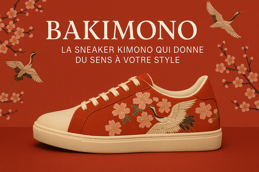 Bakimono : la sneaker kimono qui incarne un univers symbolique